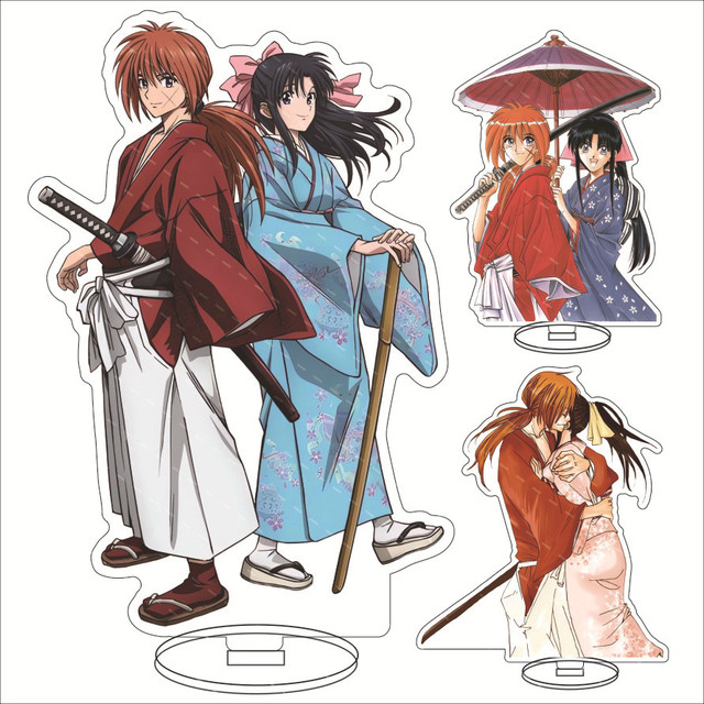 Rurouni Kenshin Anime Stand Action Figure HIMURA KENSHIN Tomoe Yukishiro  Acrylic Standing Model Plate Holder Cosplay Collection - AliExpress